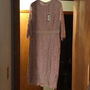 Gorgeous lace overlay dress